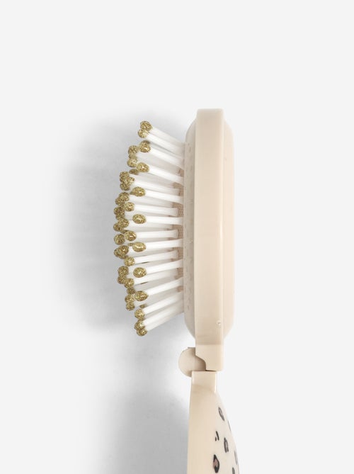 Spazzola per capelli pieghevole con specchio - Kiabi Spazzola per capelli pieghevole con specchio - Kiabi