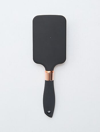 Spazzola per capelli quadrata con manico iridescente