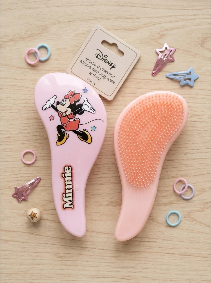 Spazzola per capelli rettangolare bambino Minnie Disney Rosa - Kiabi
