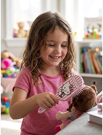 Spazzola per capelli rettangolare setole morbide hello kitty sanrio
