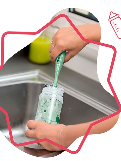 Spazzole per biberon + tettarella 'Badabulle' - Kiabi