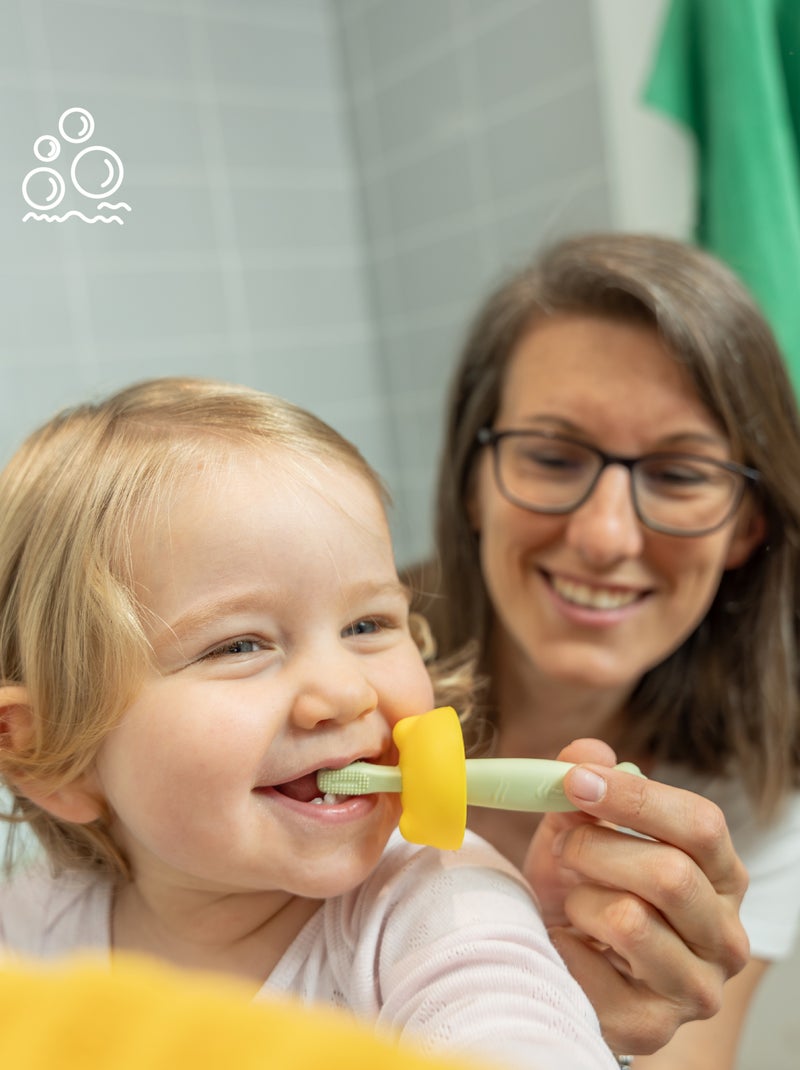 Spazzolino da denti evolutivo 'Babymoov' VERDE - Kiabi