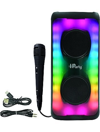 Speaker Bluetooth® con effetto fiamma e microfono – formato grande