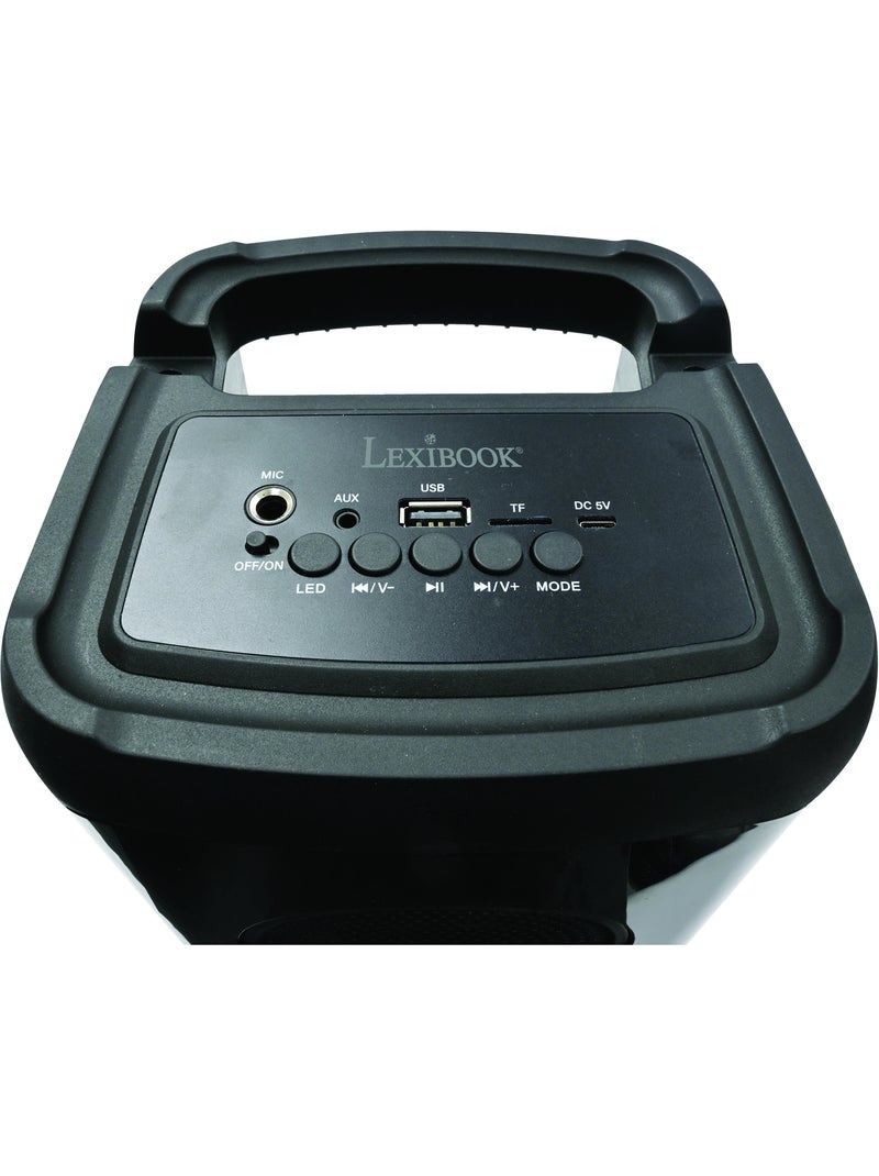 Speaker Bluetooth® con effetto fiamma e microfono – formato grande Nero - Kiabi
