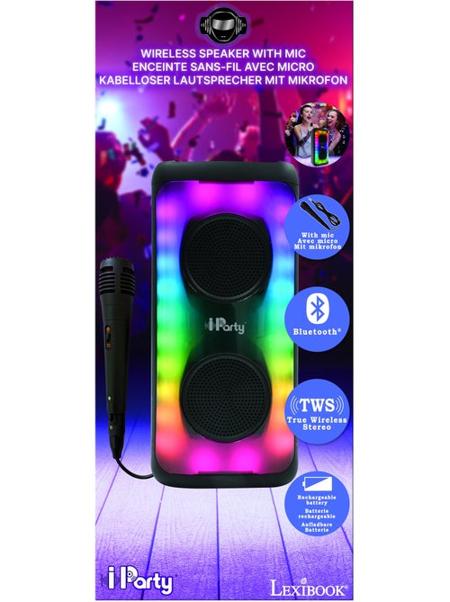 Speaker Bluetooth® con effetto fiamma e microfono – formato grande - Kiabi Speaker Bluetooth® con effetto fiamma e microfono – formato grande - Kiabi