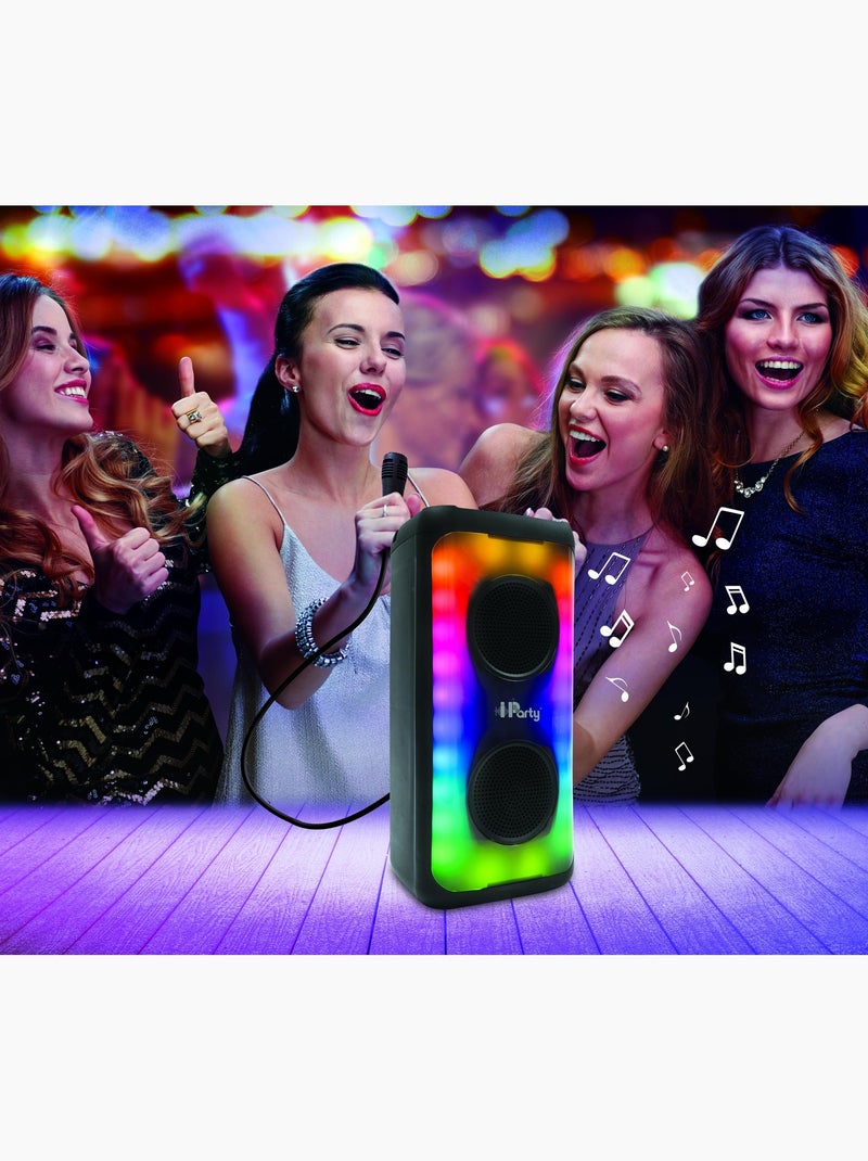 Speaker Bluetooth® con effetto fiamma e microfono – formato grande Nero - Kiabi