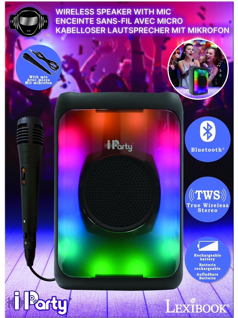 Speaker Bluetooth® con effetto fiamma e microfono – formato medio Nero - Kiabi