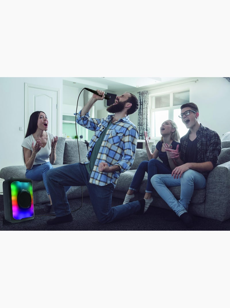 Speaker Bluetooth® con effetto fiamma e microfono – formato medio Nero - Kiabi