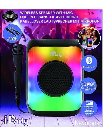 Speaker Bluetooth® con effetto fiamma e microfono – formato piccolo