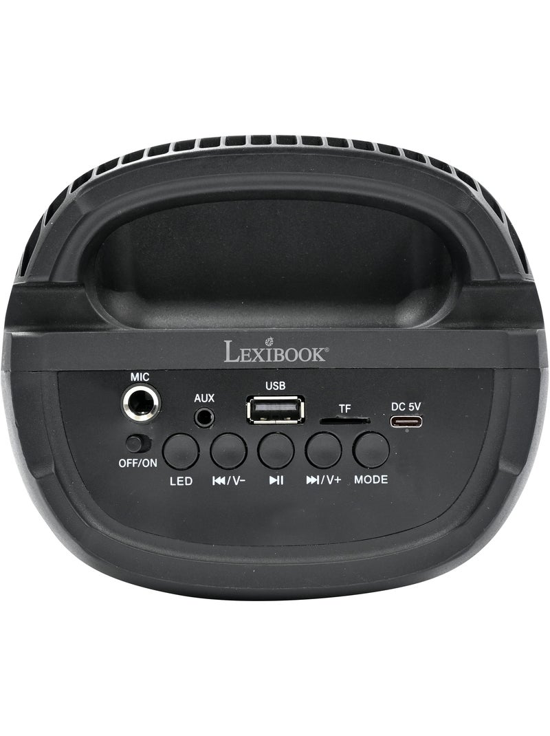 Speaker Bluetooth® con effetto fiamma e microfono – formato piccolo Nero - Kiabi