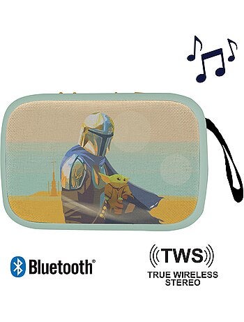 Speaker compatto bluetooth 5.0 star wars con finitura in tessuto