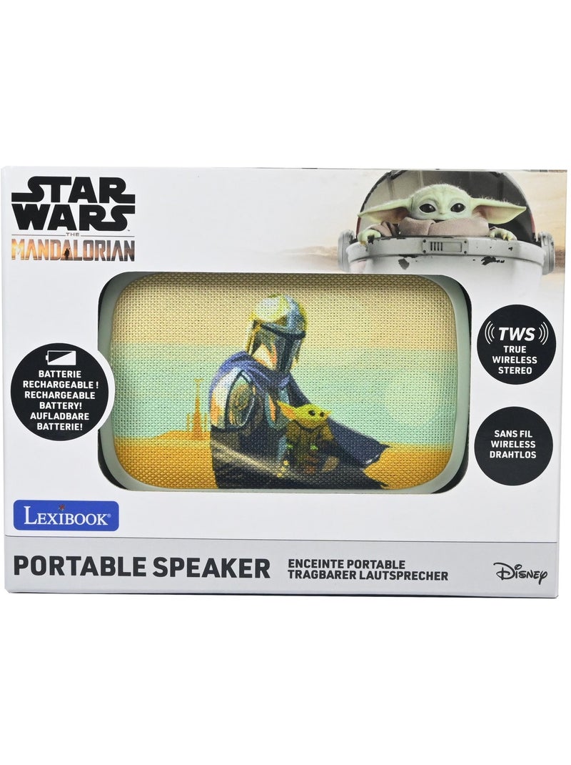 Speaker compatto bluetooth 5.0 star wars con finitura in tessuto Verde - Kiabi
