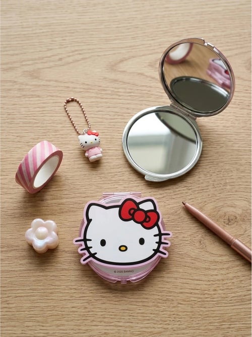 Specchietto tascabile rotondo doppia faccia ingrandente Hello Kitty Sanrio - Kiabi