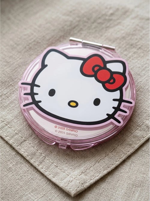 Specchietto tascabile rotondo doppia faccia ingrandente Hello Kitty Sanrio - Kiabi