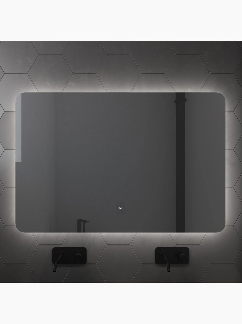 Specchio a led Luna d'argento Grigio chiaro - Kiabi