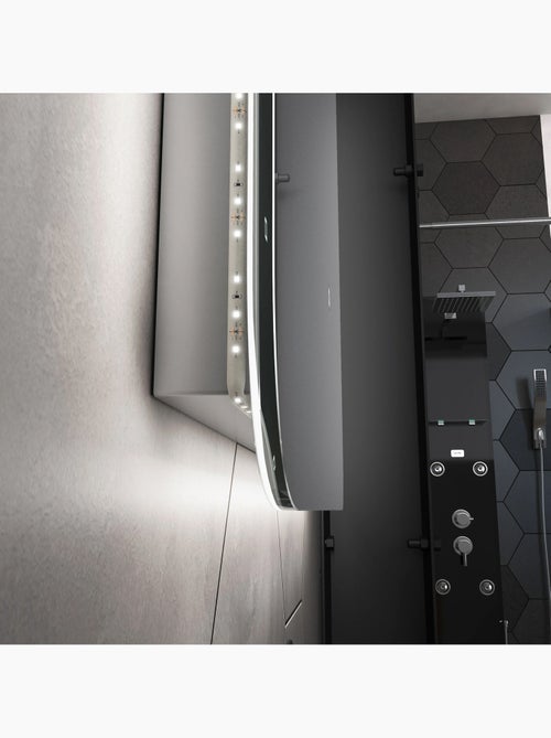 Specchio a led Luna d'argento - Kiabi