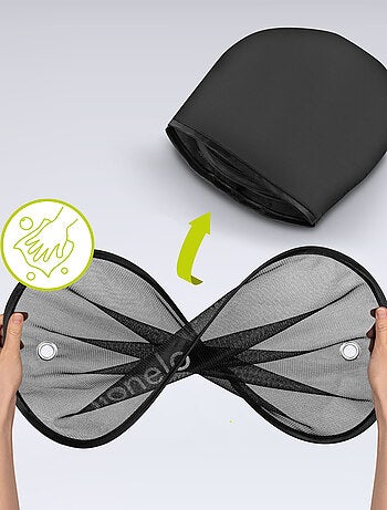 Specchio grande e 2 parasole LIONELO - protezione UV