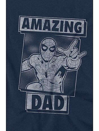 Spider-Man Amazing Dad Maglietta Festa del Papà Mono Uomo
