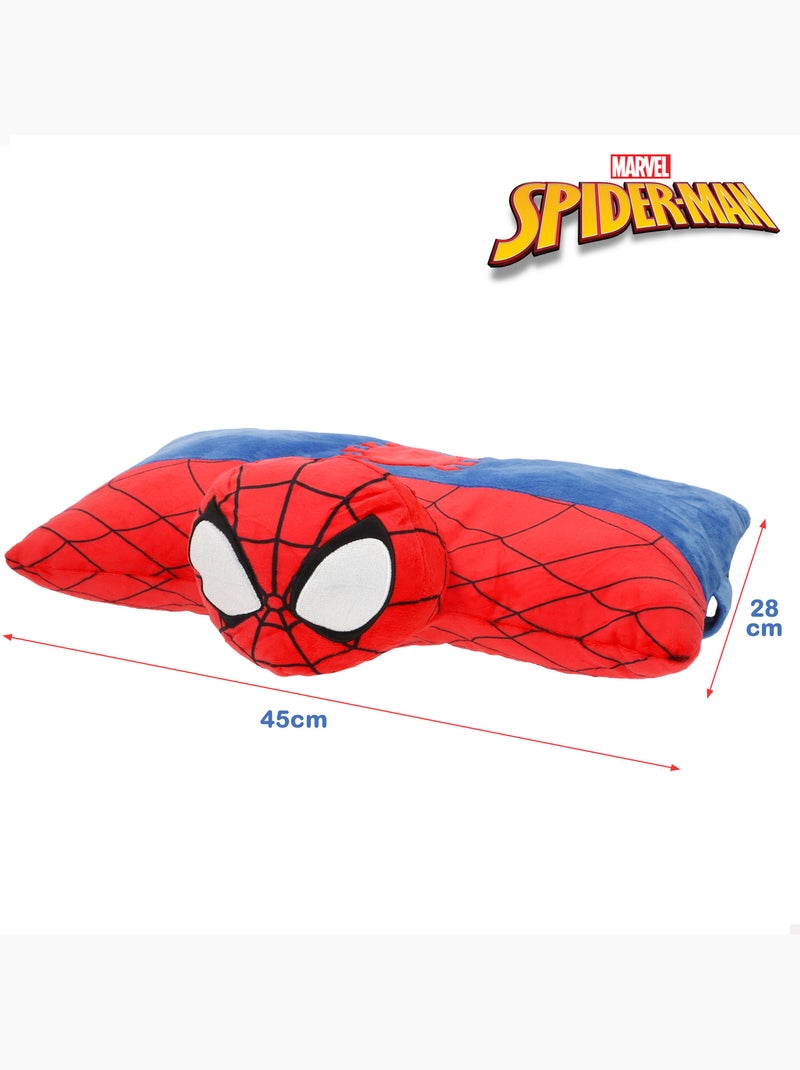 Spider-man cuscino in peluche morbido e vellutato 2 in 1 Rosso - Kiabi