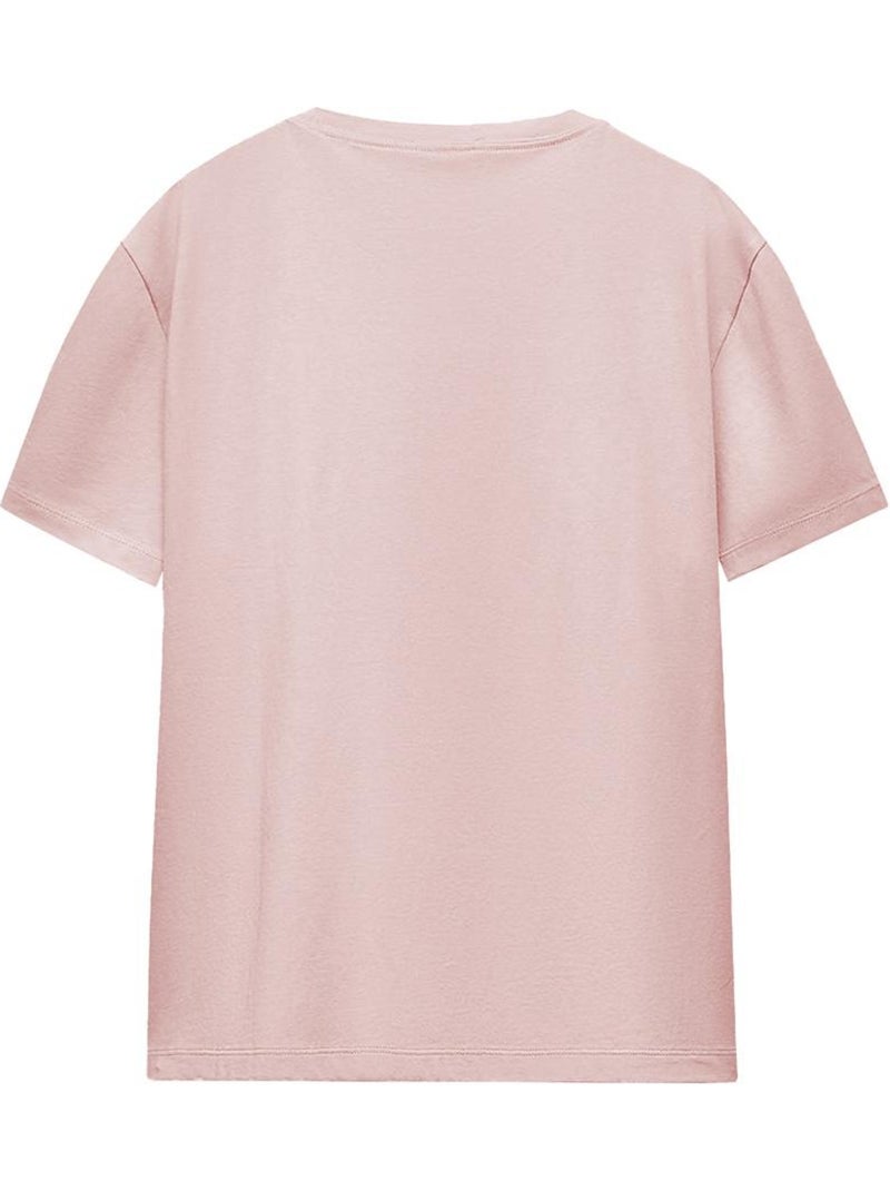 Spider-Man Maglietta Cuore Adulto Unisex Rosa pallido - Kiabi