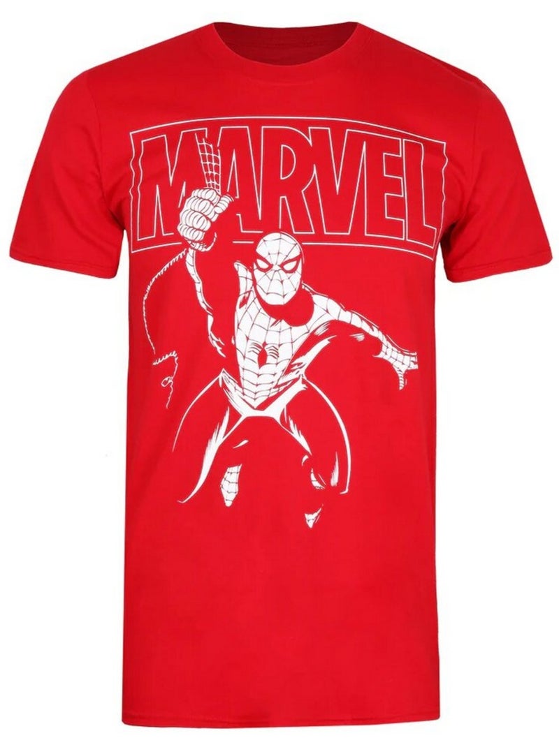 Spider-Man Maglietta Pendente Uomo Rosso chiaro - Kiabi