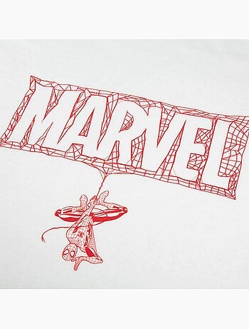 Spider-Man Maglietta Ragnatela Logo Uomo