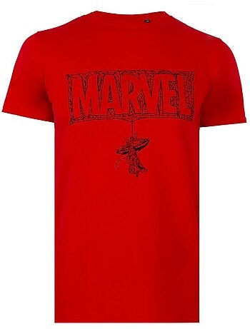 Spider-Man Maglietta Ragnatela Logo Uomo