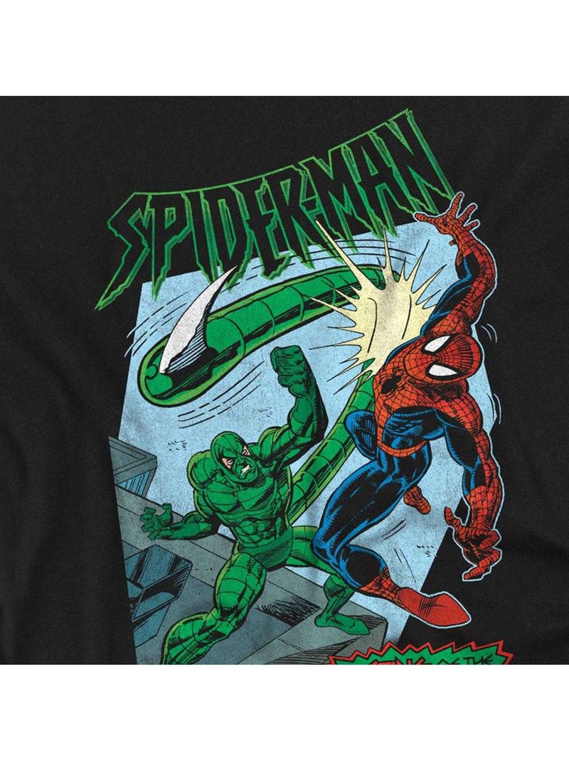 Spider-Man Sting Of The Scorpion Maglietta Retrò Adulto Unisex Nero - Kiabi