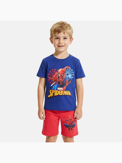 Spiderman - Completo bambino Spider-Man maglietta a maniche corte e pantaloncini - Kiabi