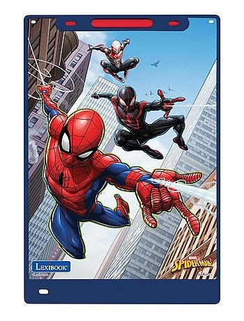 SpiderMan 11'' tavoletta Eink multicolore per imparare a disegnare con gli stencil