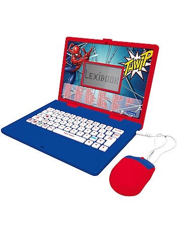 Spiderman computer portatile educativo bilingue con 164 attività (EN/IT)