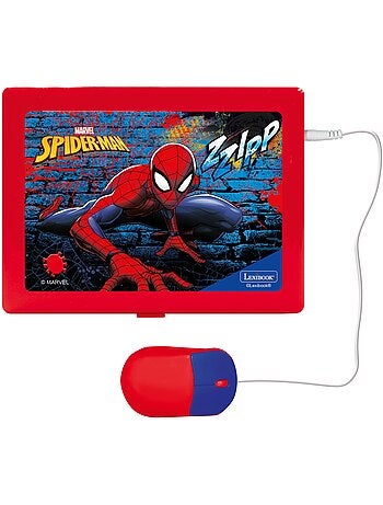 Spiderman computer portatile educativo bilingue con 164 attività (EN/IT)
