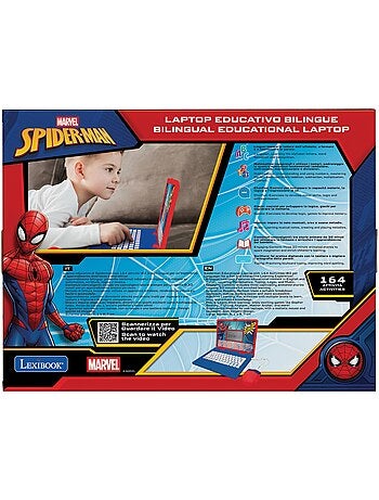 Spiderman computer portatile educativo bilingue con 164 attività (EN/IT)