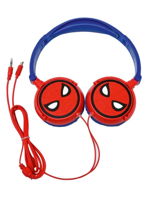 SpiderMan Cuffia stereo a filo pieghevole con limitazione sicura del volume - Kiabi