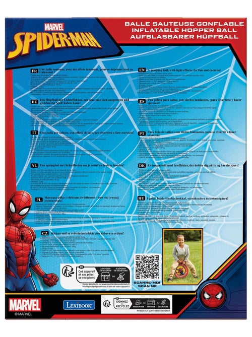 SpiderMan Palla gonfiabile elettronica 18' / 45cm - Kiabi