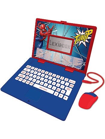 SpiderMan portatile educativo bilingue 124 attività in inglese e italiano