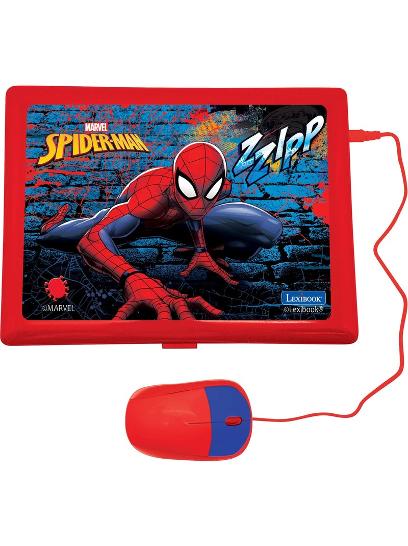 SpiderMan portatile educativo bilingue 124 attività in inglese e italiano Rosso - Kiabi