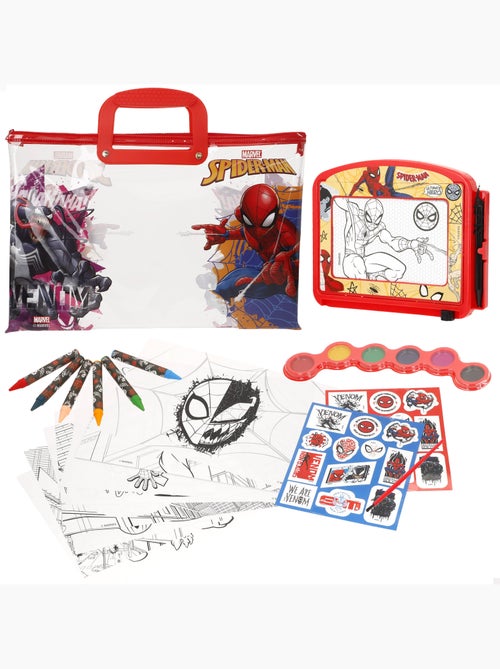Spiderman set da disegno con accessori +3 anni - Kiabi