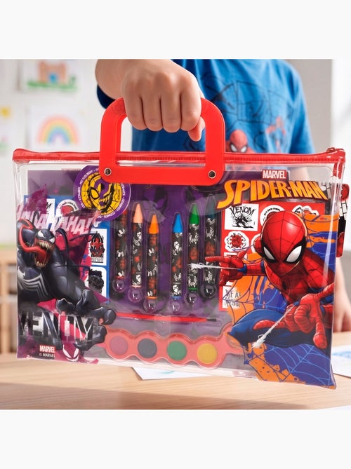Spiderman set da disegno con accessori +3 anni - Kiabi