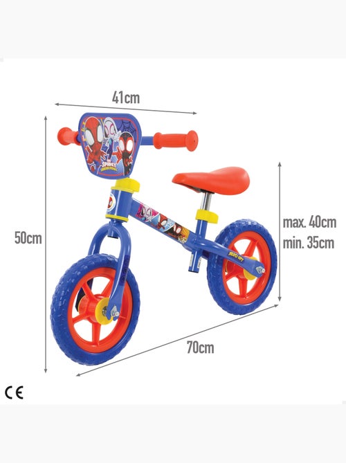 Spidey bicicletta senza pedali regolabile in altezza max. 20 kg - Kiabi Spidey bicicletta senza pedali regolabile in altezza max. 20 kg - Kiabi