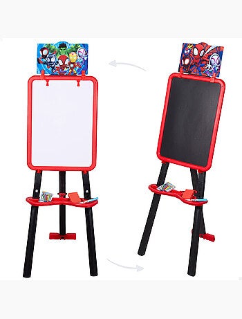 Spidey cavalletto a doppia faccia 2 in 1 con supporto +3 anni