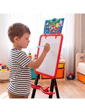 Spidey cavalletto a doppia faccia 2 in 1 con supporto +3 anni