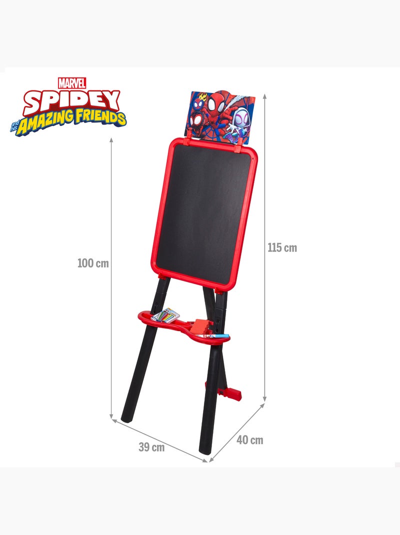 Spidey cavalletto a doppia faccia 2 in 1 con supporto +3 anni N/D - Kiabi