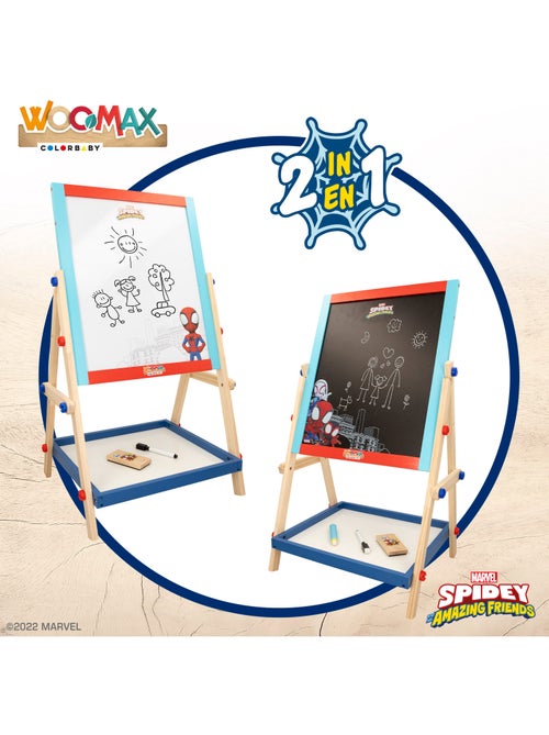 Spidey e il suo super team 2 in 1 Cavalletto da gioco per bambini WOOMAX - Kiabi Spidey e il suo super team 2 in 1 Cavalletto da gioco per bambini WOOMAX - Kiabi