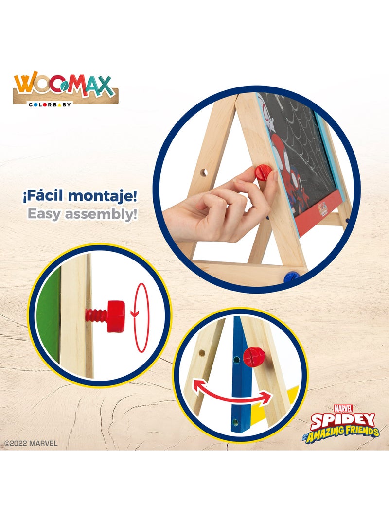 Spidey e il suo super team 2 in 1 Cavalletto da gioco per bambini WOOMAX N/D - Kiabi
