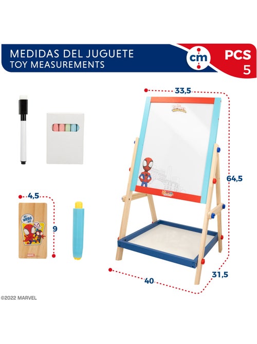 Spidey e il suo super team 2 in 1 Cavalletto da gioco per bambini WOOMAX - Kiabi Spidey e il suo super team 2 in 1 Cavalletto da gioco per bambini WOOMAX - Kiabi