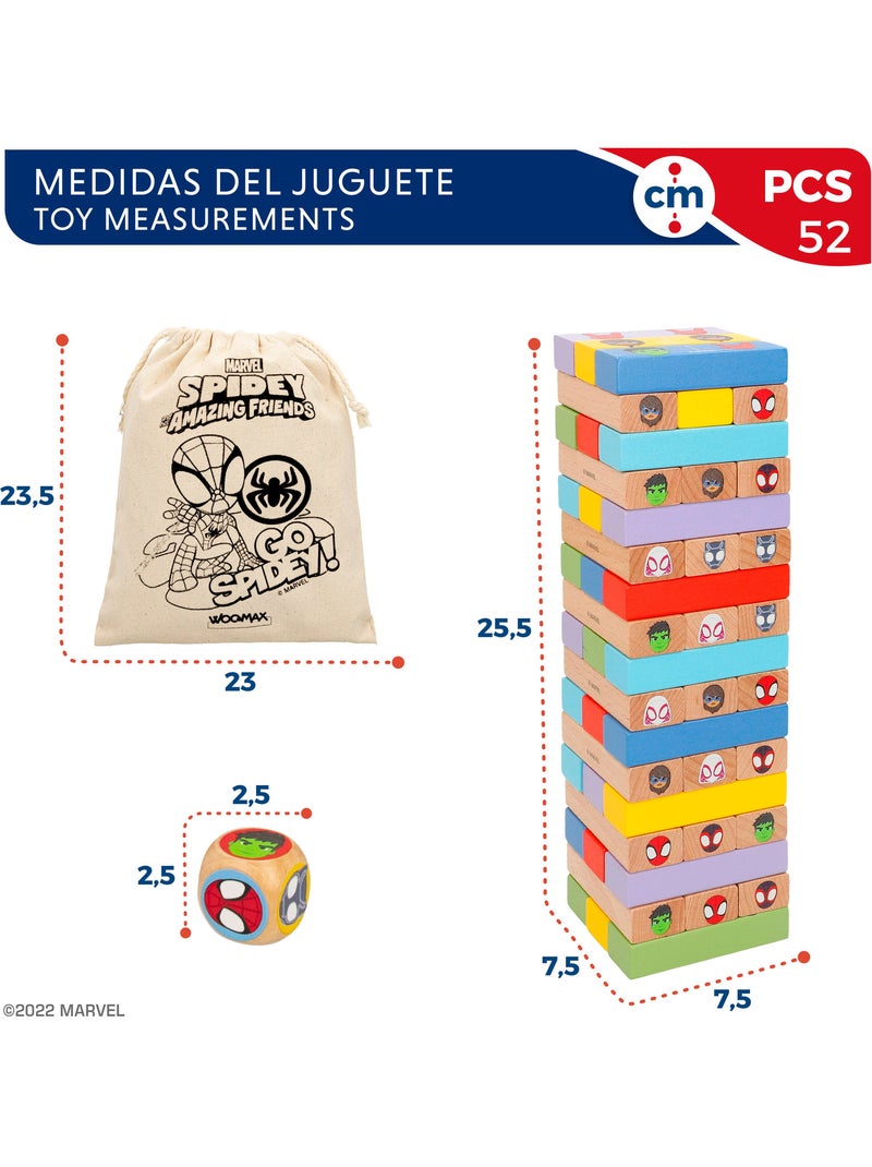 Spidey e il suo Super Team Set di blocchi di legno 2 in 1 WOOMAX N/D - Kiabi