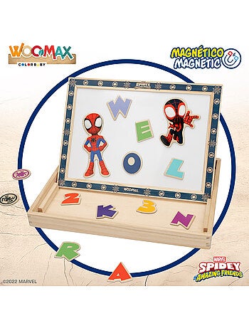 Spidey e il suo Super Team Tavolo da disegno per bambini 2 in 1 WOOMAX