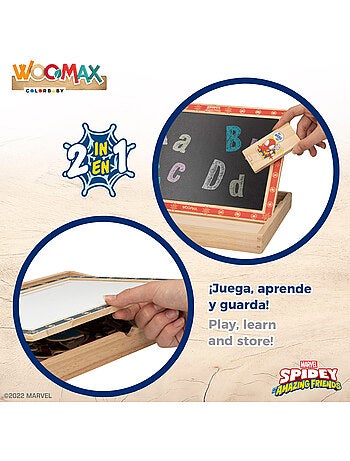 Spidey e il suo Super Team Tavolo da disegno per bambini 2 in 1 WOOMAX