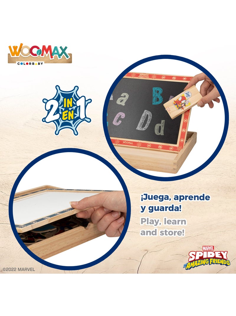 Spidey e il suo Super Team Tavolo da disegno per bambini 2 in 1 WOOMAX N/D - Kiabi